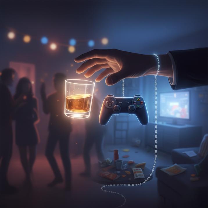 Is It a Habit or Addiction The Fine Line with Alcohol and Gaming.